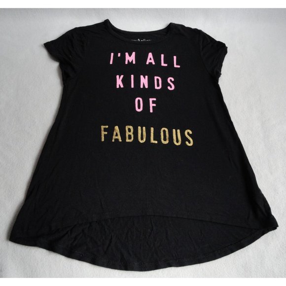 Harper & Elliot All Kinds of Fabulous Super Soft Tee - Girls Size M Medium - Picture 1 of 5